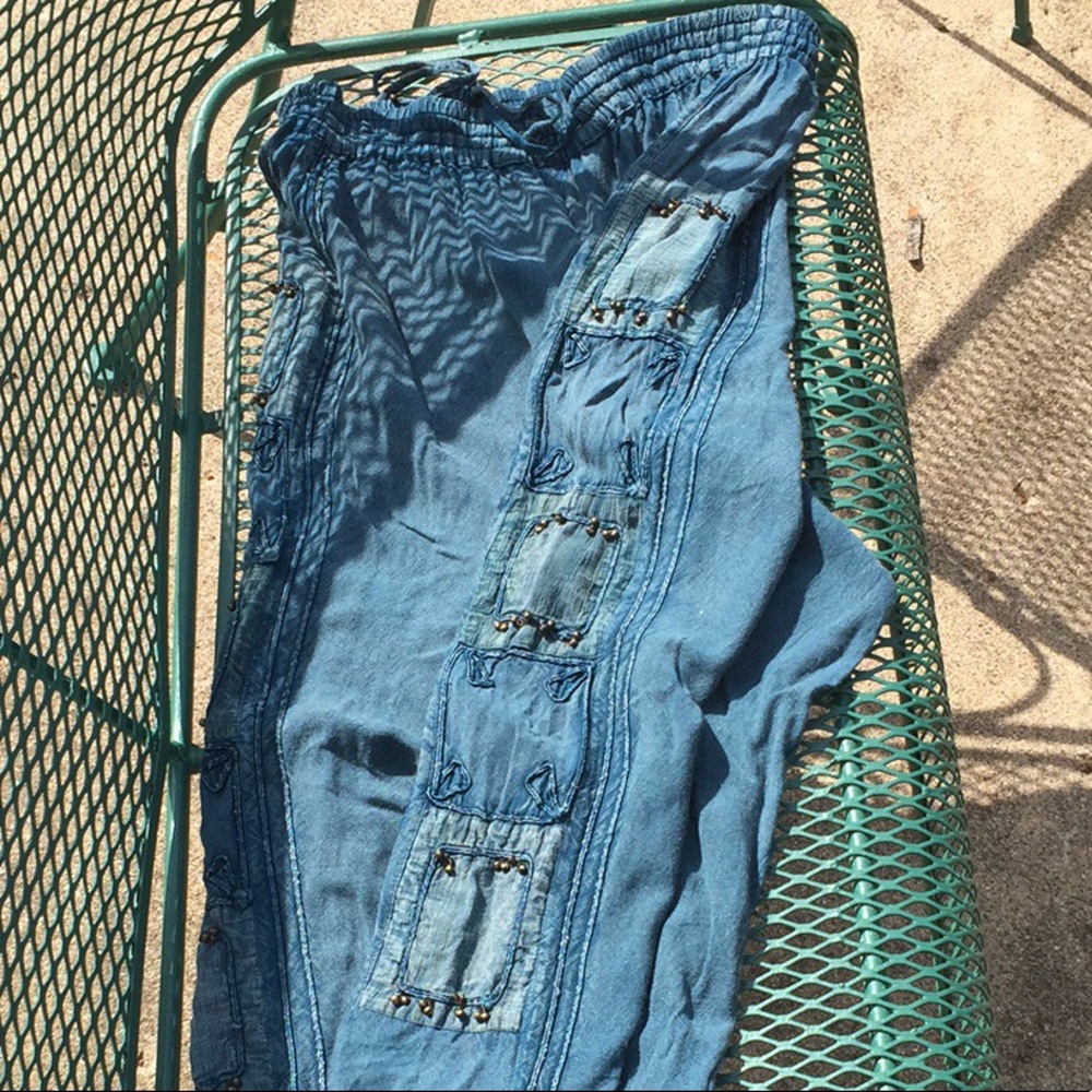 Blue Harem Pants